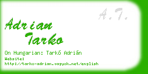 adrian tarko business card
